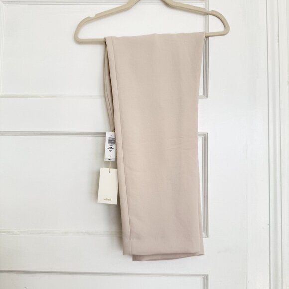 NWT Aritzia Wilfred - Tie Front Pant (Bone) - Size 2 - Picture 2 of 3
